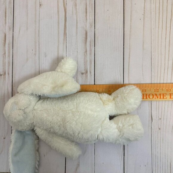 Mudpie Soft Plush Bunny Floppy Ears Animal Stuffed Toy Blue White - Picture 9 of 9